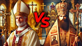 Católicos vs Ortodoxos ¡Las Diferencias que NO Quieren que Sepas 😱 [upl. by Yrruc]