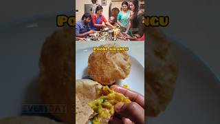 Poori kilangu😋 siragadikka aasai serial recipe🤤trending vijaytv shorts [upl. by Aihpled]