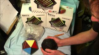 SECRETS REVEALED Cancelled factory puzzles amp multi MoYu 13x13x13 Rubiks Cube unboxing [upl. by Hubsher]