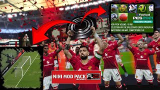 SP Football Life 2025 Mini Pack Mod  BallServer V49 AIO Goalnets Trophies etc  FL2025 Mod Update [upl. by Papp]