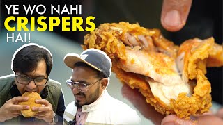 Crispers Farash Khana  Chicken Burger  Crispy Fried Chicken  Chicken Popcorn  Crispers Maujpur [upl. by Zsazsa]