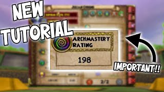 Wizard101 NEW ARCHMASTERY TUTORIAL [upl. by Synned455]