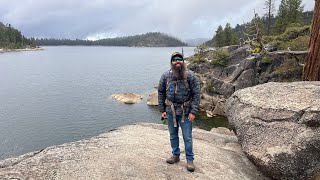 Hiking and Fishing  Pinecrest Lake CA Northern California Trout Limit [upl. by Crifasi]