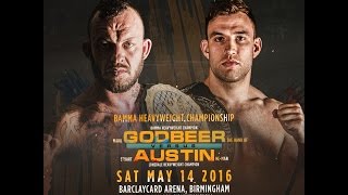 Mark Godbeer Vs Stuart Austin  BAMMA 25 BAMMA Heavyweight Title [upl. by Beauregard]