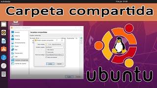 compartir archivos entre Linux Ubuntu y Windows en VirtualBox [upl. by Ahsekel]