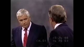 John Turner and Brian Mulroney during the 1984 Canadian Federal Election Debate [upl. by Esaj]