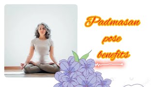 benefits of padmasana💯 [upl. by Marlette]