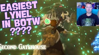 Easy Kill Gatehouse Lynel No Dodge Parry Or Mount  Best Strategy Breath Of The Wild Master Mode [upl. by Keverne]