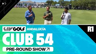 LIV GOLF ANDALUCIA  PREROUND SHOW  ROUND 1  JULY 12 2024 [upl. by Ergener]