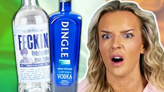 Irish People Try Irish Vodka [upl. by Isman805]