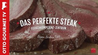 Bison Sirloin Filet  Hüftfilet perfekt garen [upl. by Aicekat373]