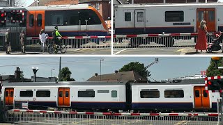 Changing Trains And Buses At Highams Park Level Crossing [upl. by Amehsat]