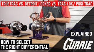 HOW TO SELECT THE RIGHT DIFFERENTIAL  EXPLAINED [upl. by Lorin783]