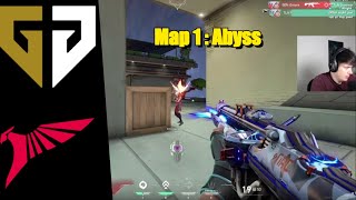 GENG vs TLN  Map 1 Abyss  Grand Final  TEN Valorant Asia Invitational [upl. by Gay]