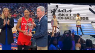 WNBA All Star 2024 Skills Challenge From Fan View [upl. by Menon]