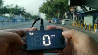 Car Hud Display Car Truck OBD2 GPS Speedometer Dual Mode Windshield Projector Car Hud Display for Al [upl. by Ardeahp]