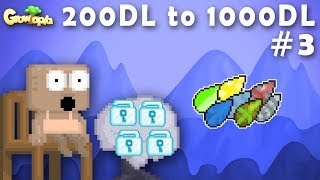 Growtopia  200DL to 1000DL 3  Tons RSP Seeds [upl. by Nuavahs]