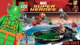 LEGO Iron Man 3 Extremis Sea Port Battle Review 76006 [upl. by Aiken]