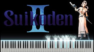 Suikoden 2  Reminiscence Piano Tutorial [upl. by Monsour587]