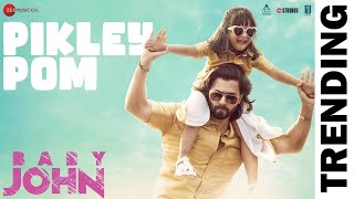 Pikley Pom  Baby John  Varun Dhawan Wamiqa  Vishal Mishra Riya Seepana Thaman S Irshad Kamil [upl. by Abagael]