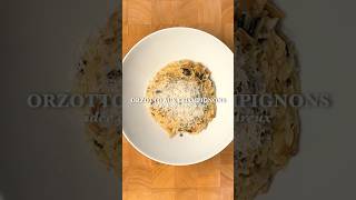 Orzotto aux champignons foodshorts food recettefacile cooking risotto fromage foodie recette [upl. by Annayk]