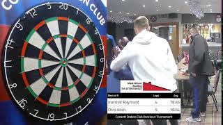 Consett Station Club Darts Knockout Tournament 301221 [upl. by Nawk]