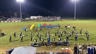 October 4 2024  Cleveland High School Golden Force Marching Band Halftime Show  Coosa Christian [upl. by Suiravat]