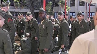 After Boot Camp – Students Arrive For Marine Combat Training [upl. by Anitnatsnoc]