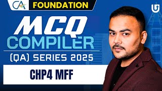 MCQ Compiler Series  Chp 4 Math for Finance  PYQ MTP CA Foundation 2025  CA Pranav Popat [upl. by Zeugirdor564]