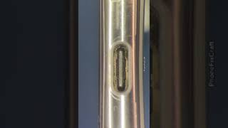 satisfying USBC charging port cleaning under the microscope [upl. by Natloz179]