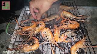 Vietnamese Food  Spicy Grilled Shrimp Recipe  Cach Lam Tom Cang Xanh Nuong Muoi Ot [upl. by Armbrecht517]