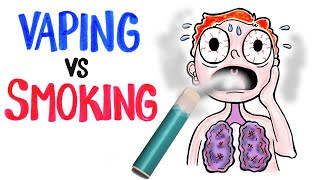 Is Vaping Worse Than Smoking [upl. by Egdamlat786]