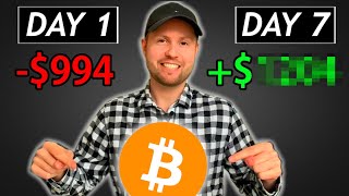 I Tried Day Trading Bitcoin for a Week  Beginner Crypto [upl. by Anival242]