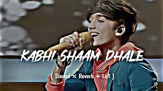 Kabhi Shaam Dhale New Song Slowed×ReverbLofi Jaani  Mohammad Faiz  Siddharth Gupta Divya Kalia [upl. by Green166]