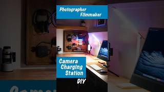 PhotographerFilmmaker Camera Charging Station DIY filmmaking Photography woodworking diy [upl. by Anirahtak]