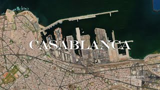 Casablanca Morocco  Google Earth Studio [upl. by Albin]