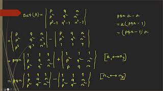 HSC Math 1st MatrixDeterminants CQ2 [upl. by Ardnuahs]