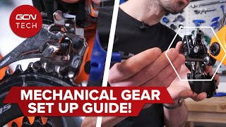 How To Install amp Set Up A Mechanical Groupset  GCN Tech Monday Maintenance [upl. by Ariaes89]