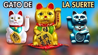 Origen del GATO DE LA SUERTE o Maneki Neko su significado e historias [upl. by Kumler]