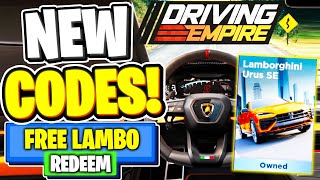 NEW ALL WORKING CODES FOR Driving Empire IN MAY 2024 ROBLOX Driving Empire CODES [upl. by Warchaw229]