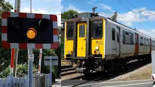 Granhams Level Crossing Cambridgeshire [upl. by Innavoj34]