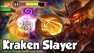 KRAKEN SLAYER LUCIAN IS BROKEN 16 KILLS  BUILD amp RUNES  WILD RIFT GAMEPLAY [upl. by Edaw]