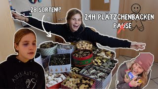 24h Plätzchenbacken 🍪🎄 OHNE PAUSE  Wie viel Sorten schaffen wir❓️ [upl. by Romona869]