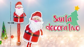 DIY SANTA navideño DECORATIVO  ESPECIAL DE NAVIDAD [upl. by Eilzel488]