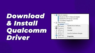 How To Install amp Download Qualcomm Hs Usb Qdloader 9008 Driver  Qusbbulk Driver Download [upl. by Ennayhs]