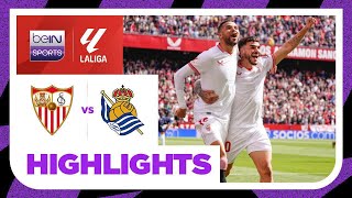 Sevilla 32 Real Sociedad  LaLiga 2324 Match Highlights [upl. by Claiborn833]