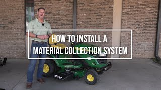 How to Install a Bagger on a John Deere Mower [upl. by Ynnot]