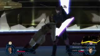 STAR WARS EPISODE III REVENGE OF SITH MACE WINDU VS ANAKIN 5 [upl. by Azne]