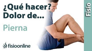 Dolor de PIERNAS ¿Qué puedo hacer para mejorarlo Claves consejos tips y ejercicios [upl. by Nnoj]