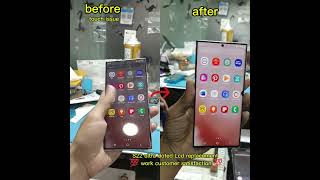 S22 ultra doted Lcd replacement 💯 work customer satisfaction 💯 Samsung samsung [upl. by Sparky]